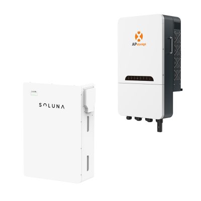 APsystems 12 kW omvormer + 2 x Soluna 9,6 kWh thuisbatterij