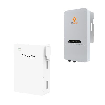 APsystems 5 kW omvormer + Soluna 9,6 kWh thuisbatterij