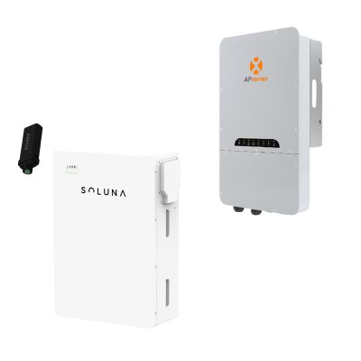 APsystems 5 kW omvormer + Soluna 10 kWh thuisbatterij