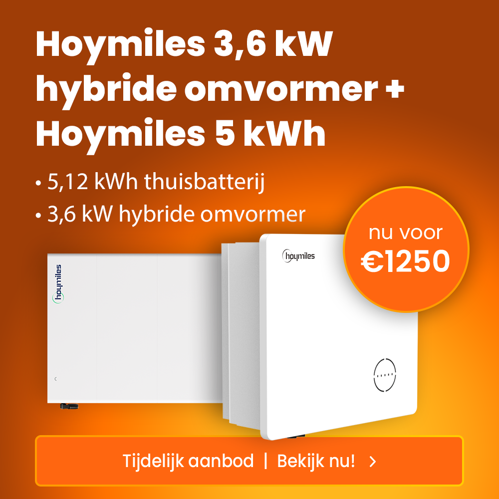 hoymiles thuisbatterij aanbieding