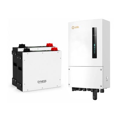 Solis 6 kW hybride omvormer + 2 x Dyness DL5.0C 5,12 kWh thuisbatterij